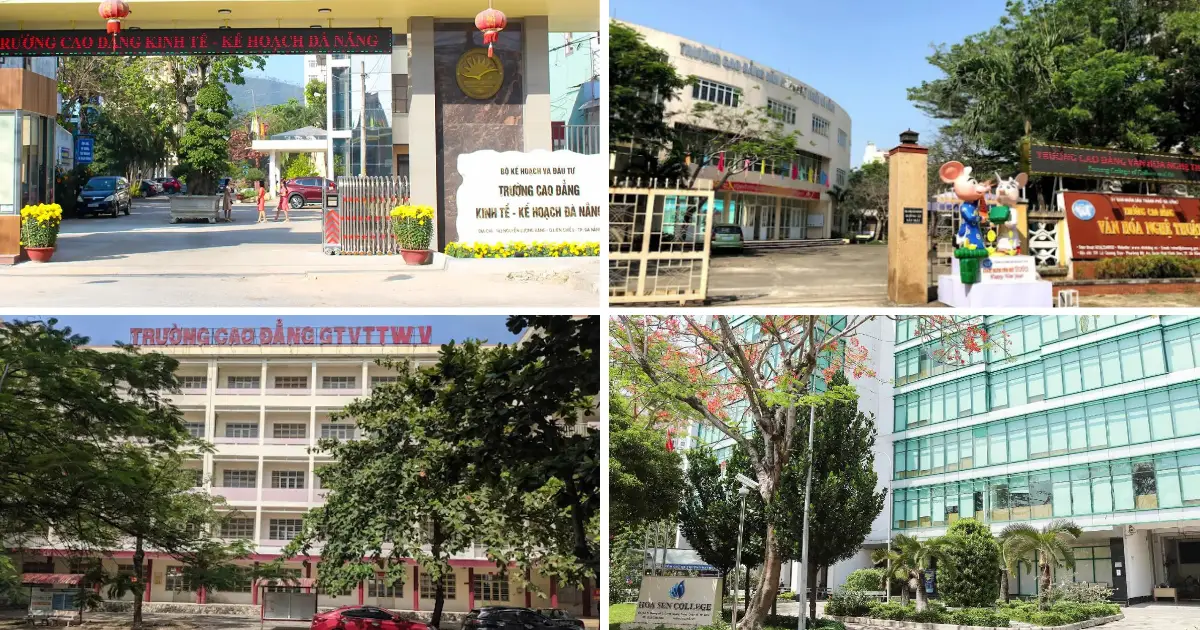 Danh sách trường Cao đẳng ở Đà Nẵng mới nhất 2025