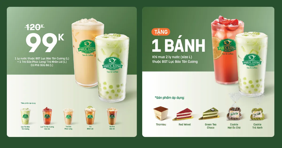 Khuyến mãi Phúc Long