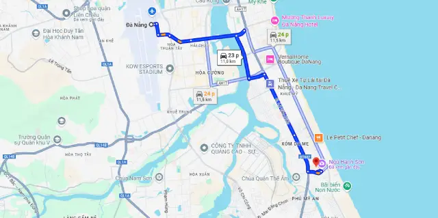 Maps Chùa Tam Thái