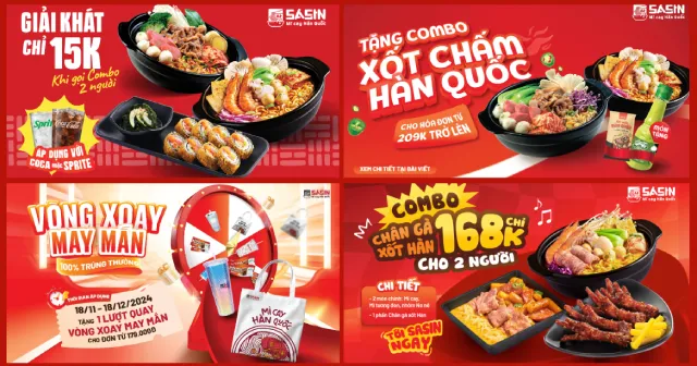 Chương trình khuyến mãi mới nhất tại mì cay SaSin Đà Nẵng