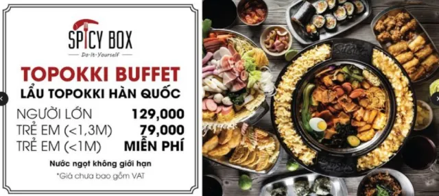 Cập nhật giá vé Spicy Box Đà Nẵng