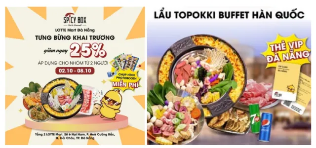 Chương trình khuyến mãi Spicy Box Đà Nẵng mới nhất