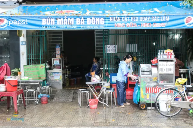 Bún mắm heo quay Bà Đông Đà Nẵng